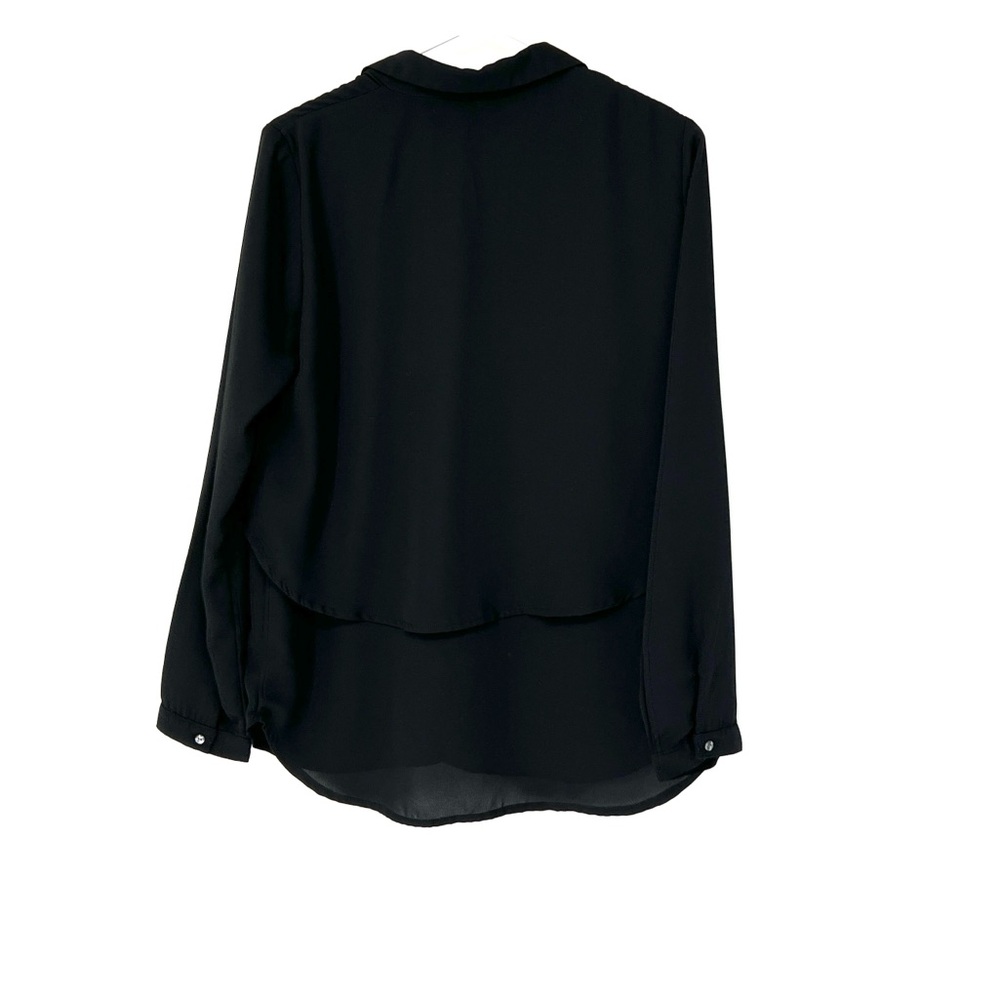 Sandra Ingrish Women’s Button Down Blouse Medium - image 6